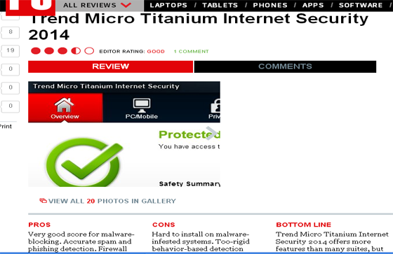 Trend Micro Titanium Internet Security 2014