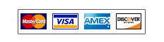 Master Card | Visa | Amex | Discover Express Credit Cards Accepted